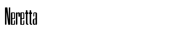 Neretta font