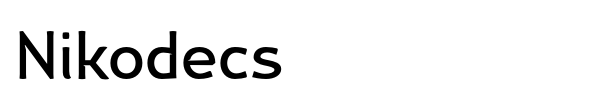 Nikodecs font
