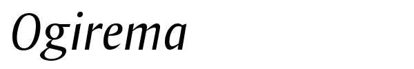 Ogirema font