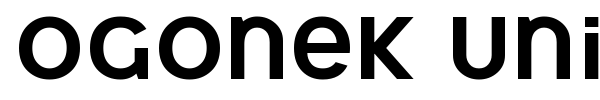 Ogonek Unicase font