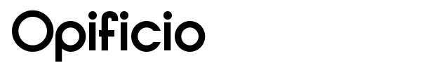 Opificio font