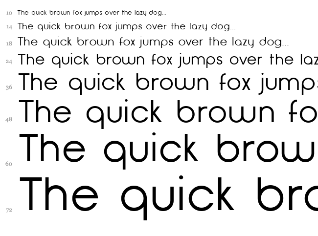 Opificio Neue font waterfall