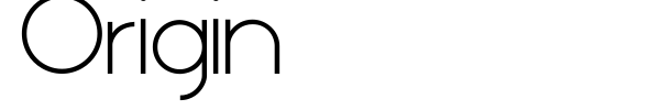 Origin font