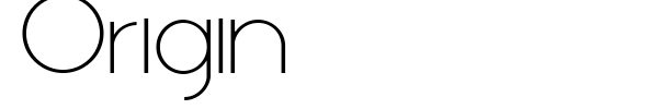 Origin font preview