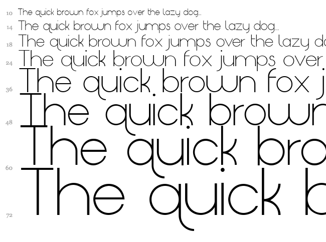 Origin font waterfall