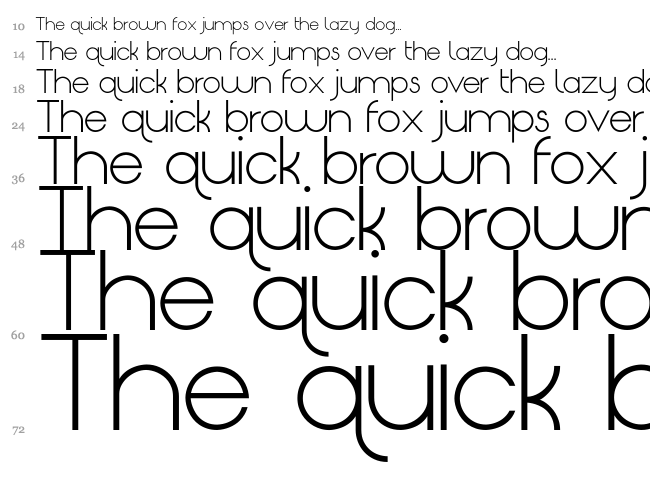 Origin font waterfall