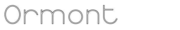 Ormont font