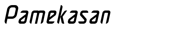 Pamekasan font
