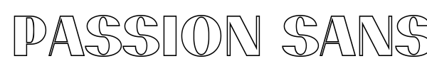 Passion Sans font preview