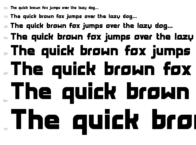 Peppermint font waterfall