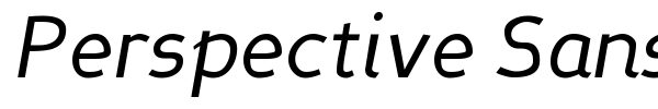 Perspective Sans font