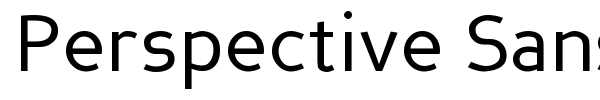 Perspective Sans font preview