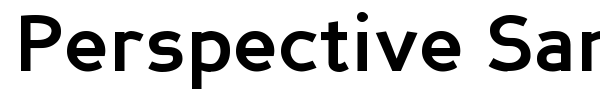 Perspective Sans font preview