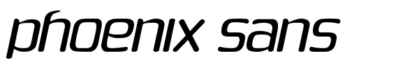 Phoenix Sans font preview