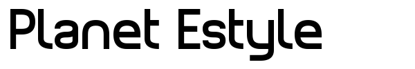 Planet Estyle font
