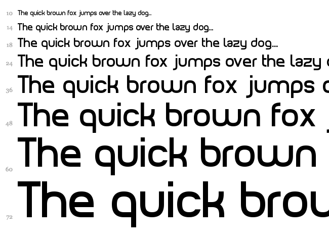 Planet Estyle font waterfall