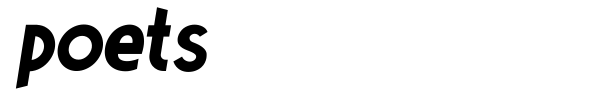 Poets font