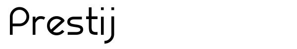 Prestij font