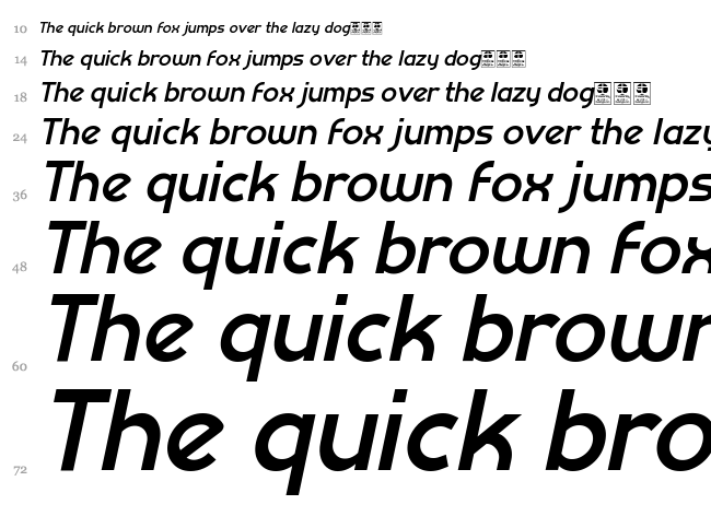 Prestij font waterfall