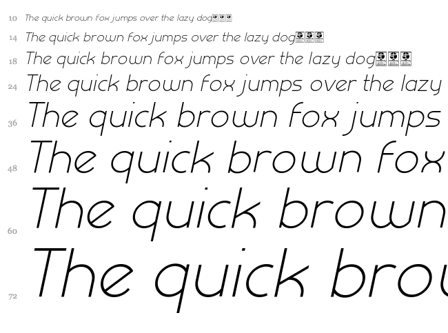 Prestij font waterfall