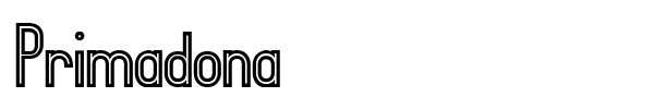 Primadona font