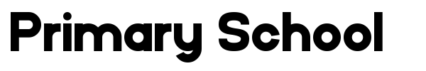 Primary School font