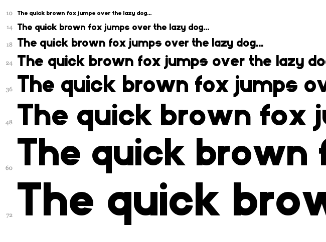 Primary School font waterfall