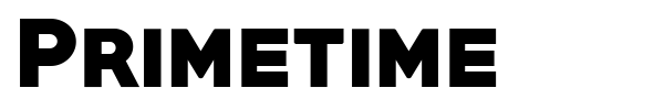 Primetime font