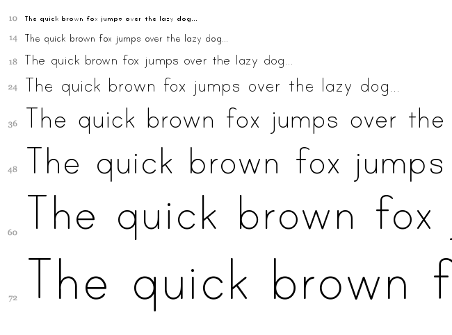 Print Clearly font waterfall
