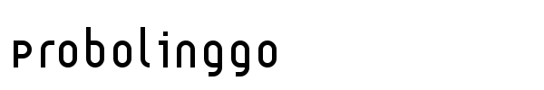 Probolinggo font