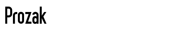 Prozak font