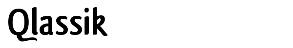 Qlassik font preview