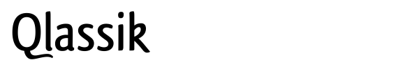 Qlassik font preview
