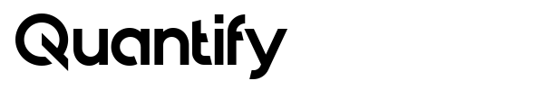 Quantify font