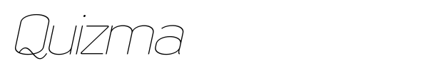 Quizma font