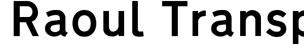 Raoul Transport Britannique font preview