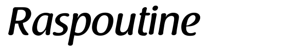 Raspoutine font