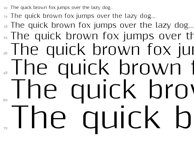Resagnicto font waterfall
