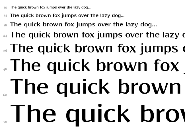 Resagokr font waterfall