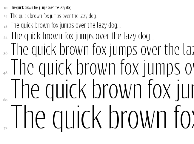 Reswysokr font waterfall
