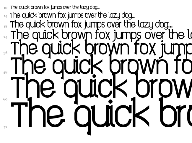 Revo font waterfall