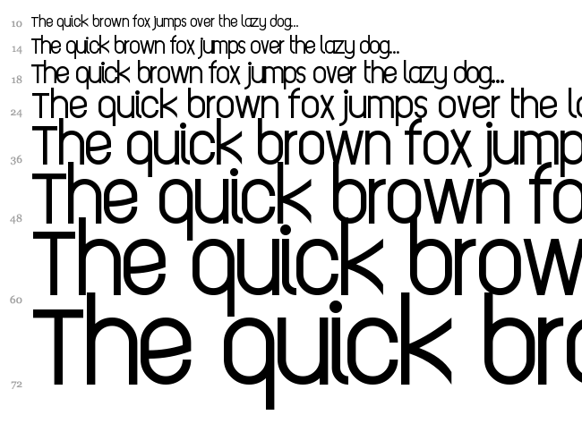 Revo font waterfall