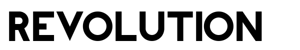 Revolution font