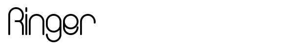 Ringer font