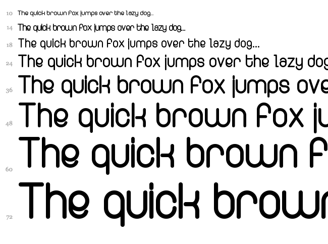 Ringer font waterfall