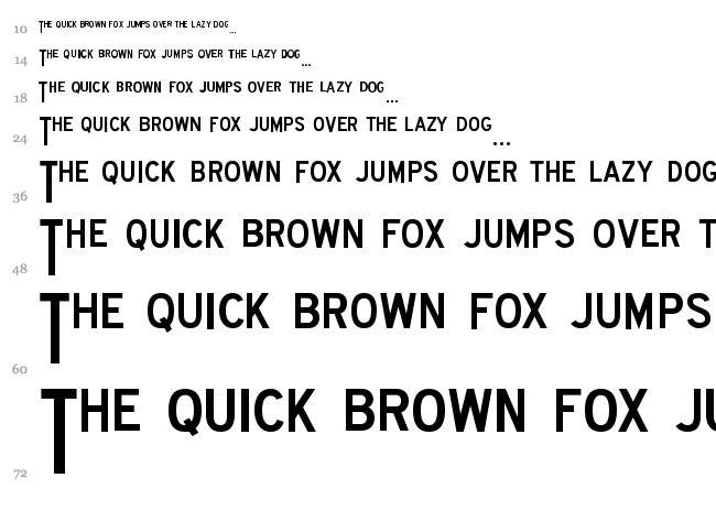 Roadway font waterfall
