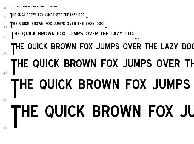 Roadway font waterfall