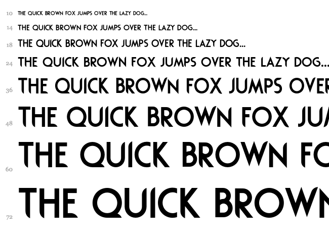 Rodondo font waterfall