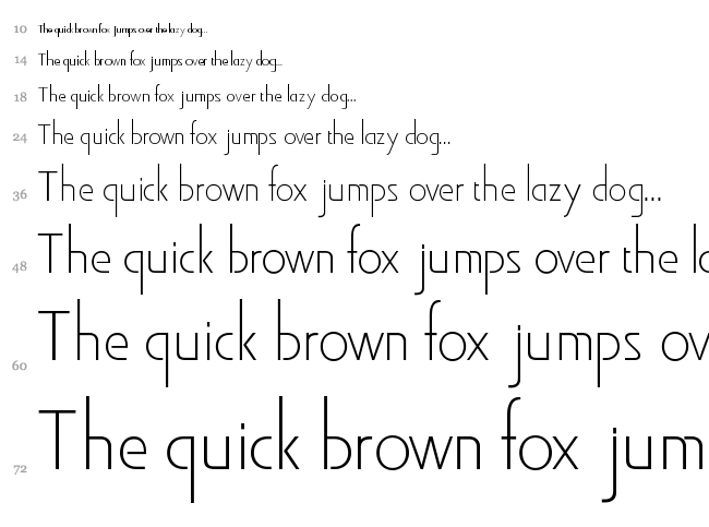 Rosie font waterfall