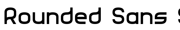Rounded Sans Serif 7 font